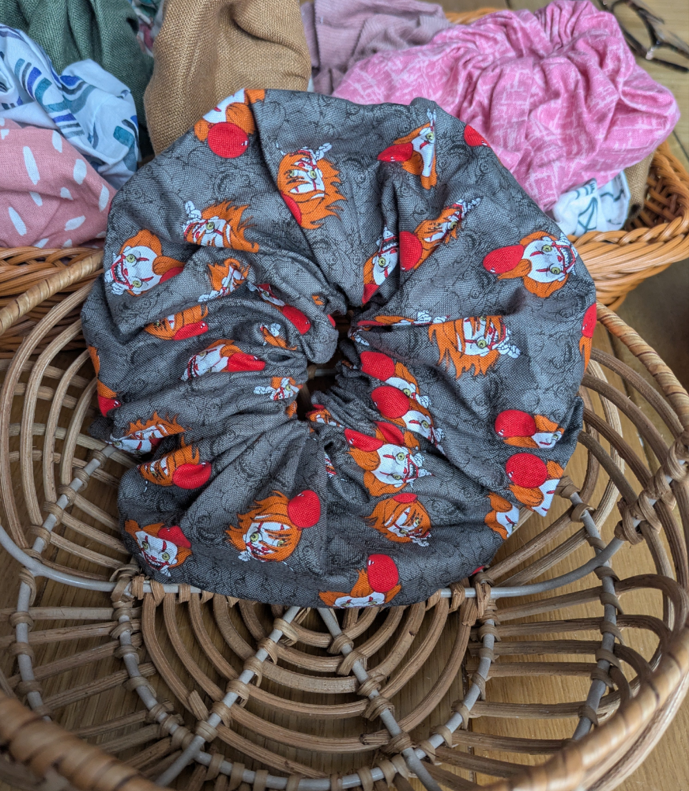 XL Autumn/Halloween Scrunchies/Bun Toppers
