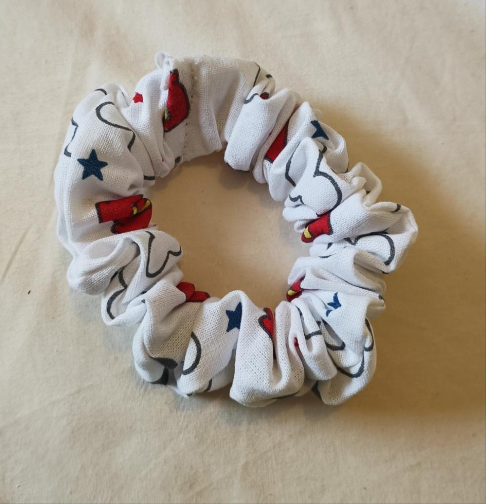 xxs Patterned Scrunchies