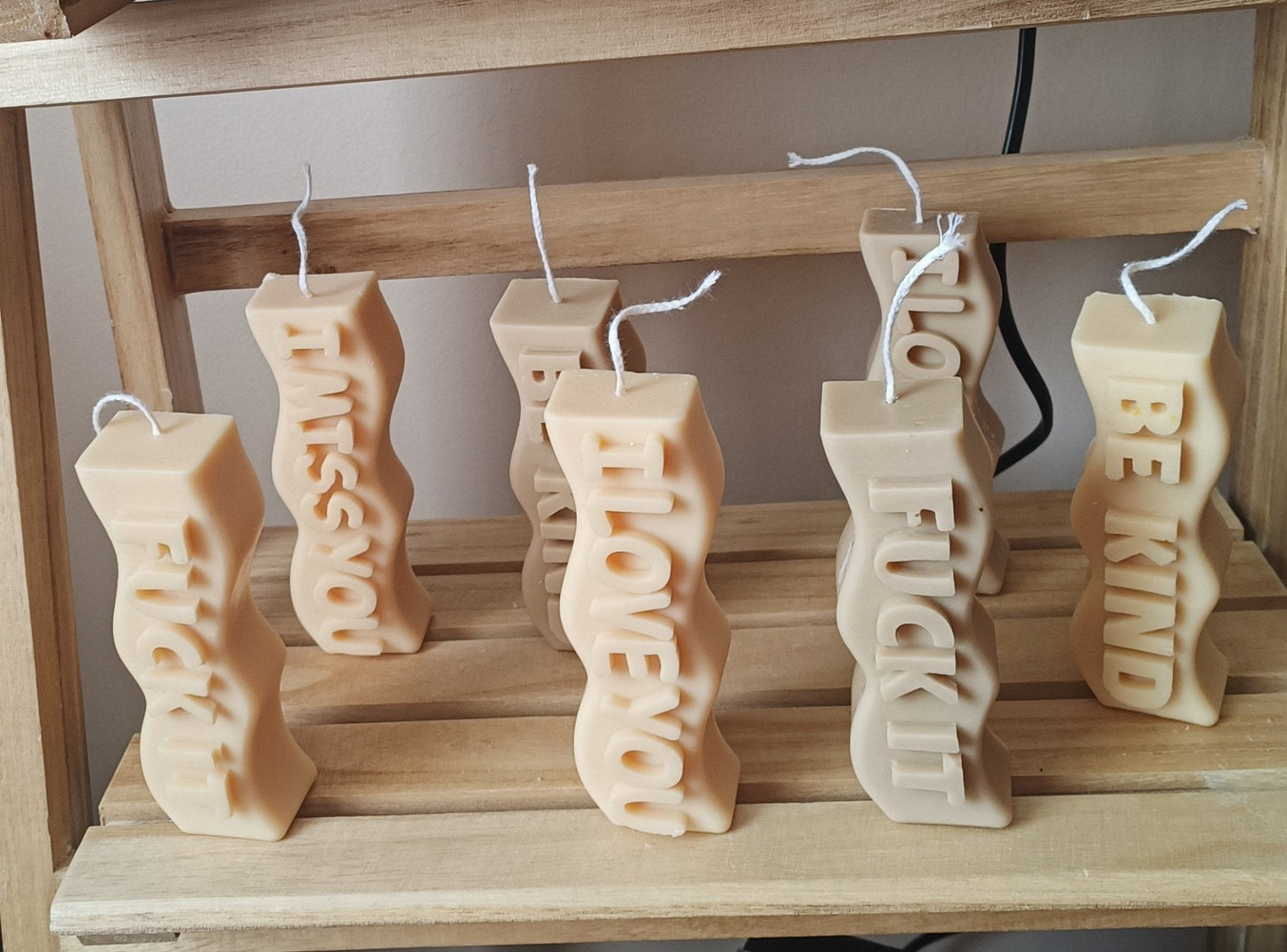 Slogan Candles / Sayings Candles