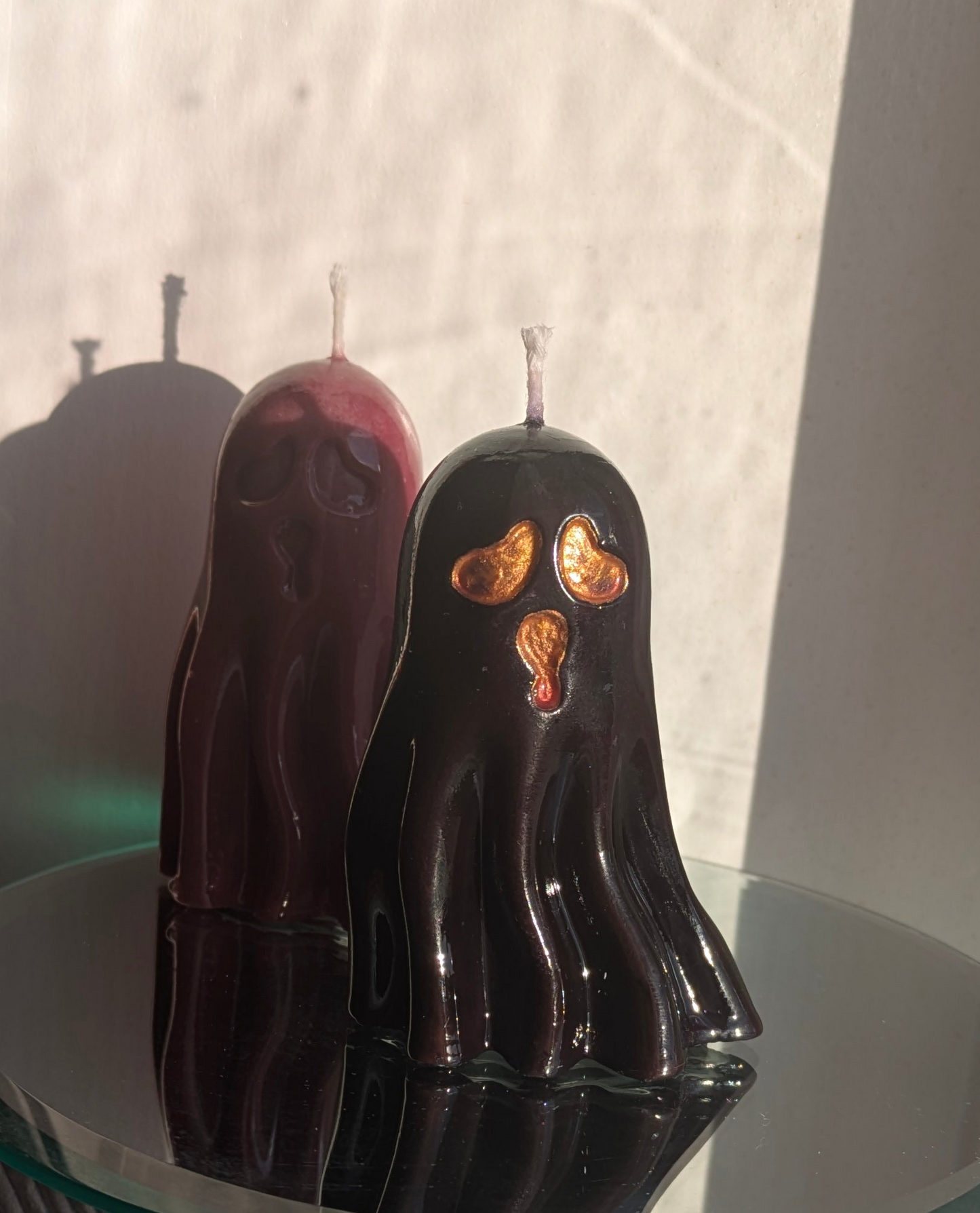 Black Heart Eye Ghost - Gloss Candle