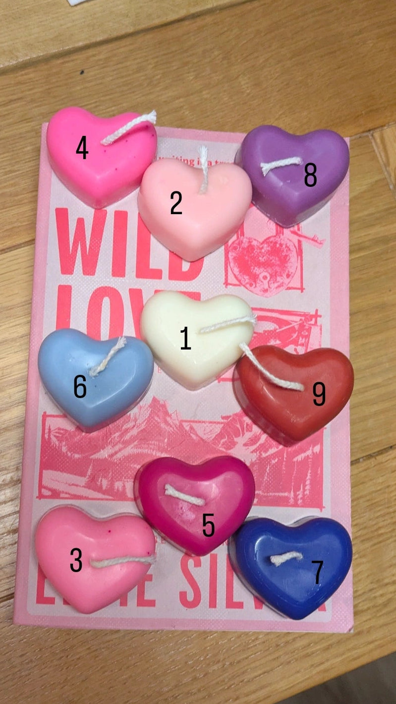 Mini Heart Candles - Valentine's Collection - VitaUnlimited