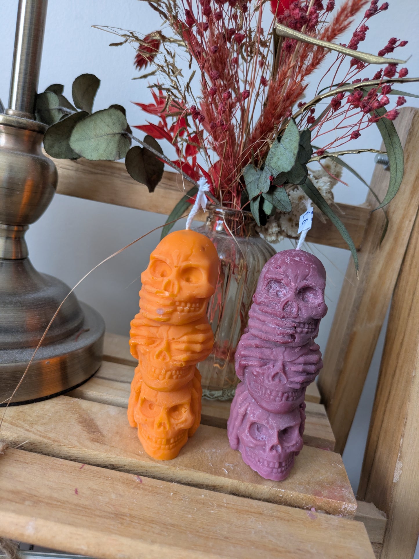 Autumn Halloween Decor Candles -Reclaimed Collection