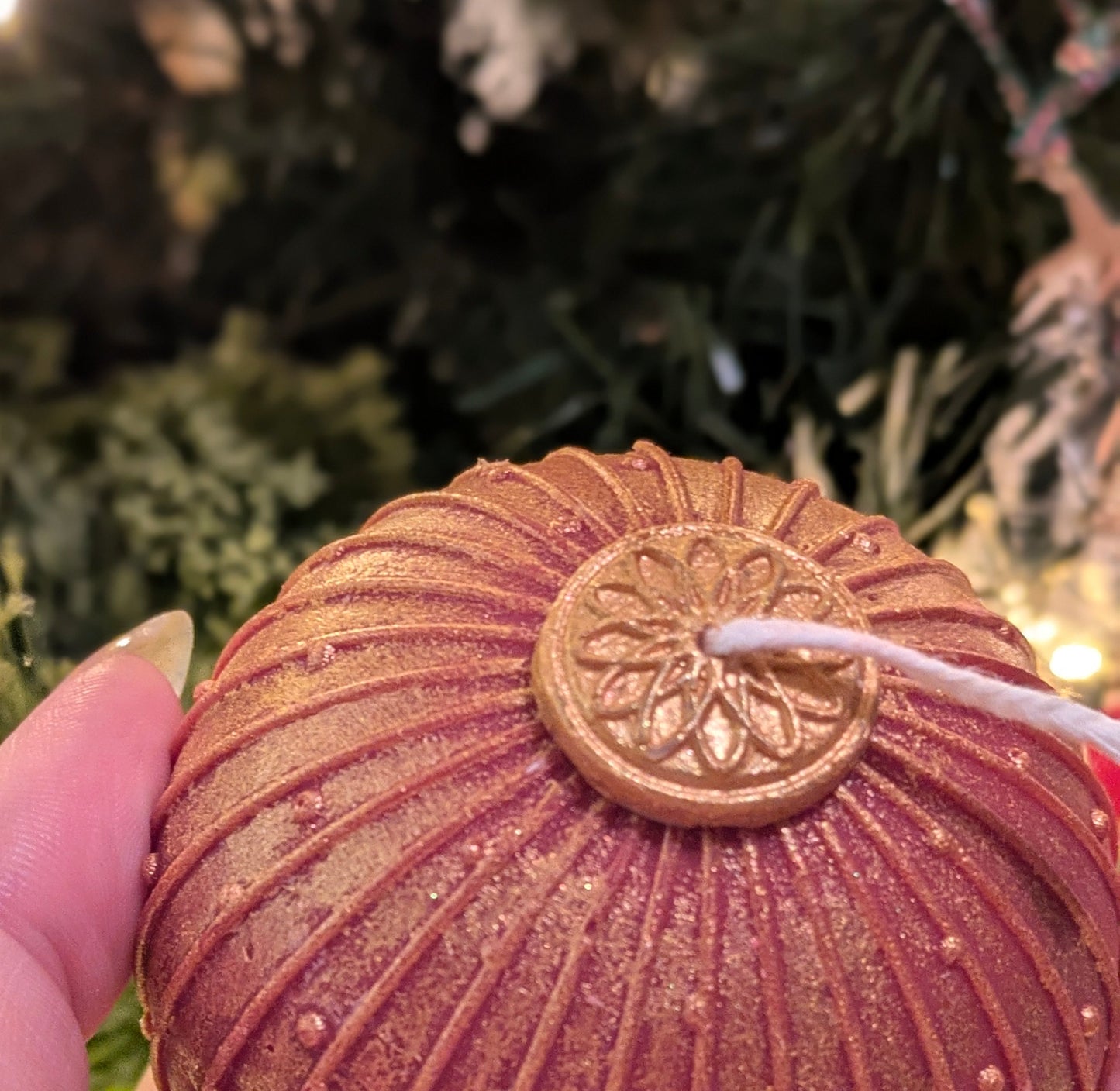 Christmas Vintage Bauble Candles - Gold Dust - VitaUnlimited