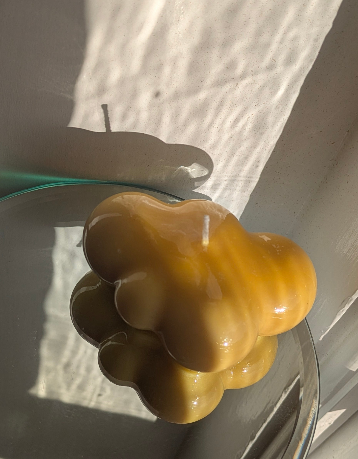 Large Yellow Cloud - Gloss Candle