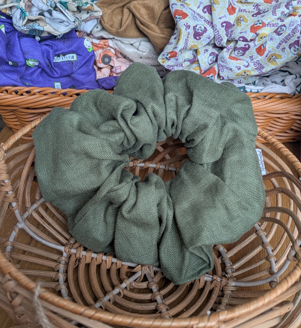 XL Autumn/Halloween Scrunchies/Bun Toppers