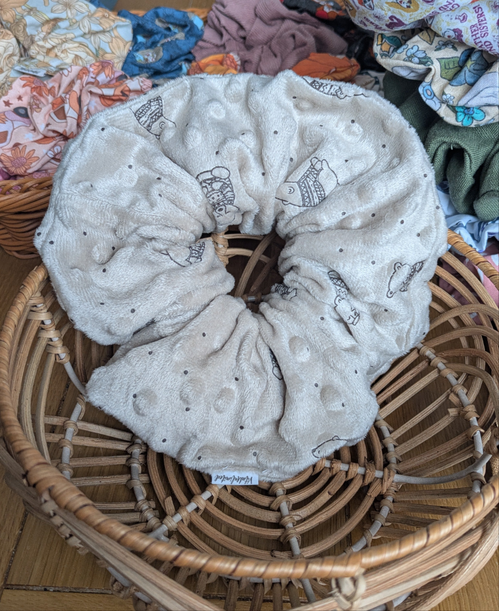 XL Autumn/Halloween Scrunchies/Bun Toppers