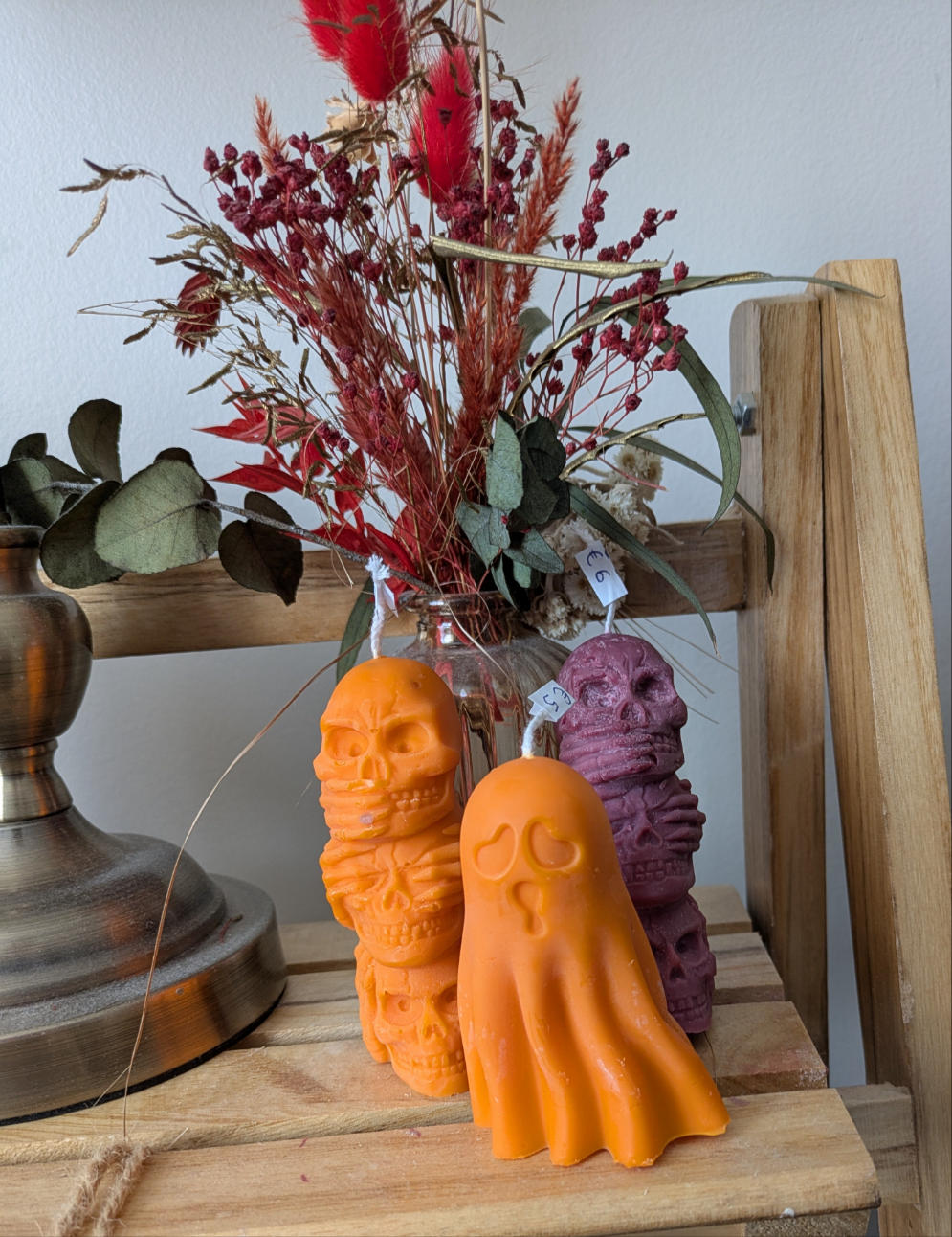 Autumn Halloween Decor Candles -Reclaimed Collection