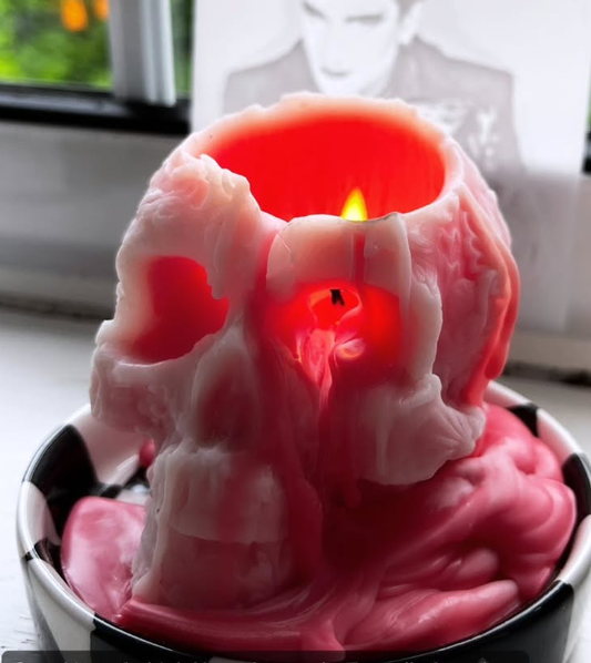 Skull Candle / Blood Skull Candle