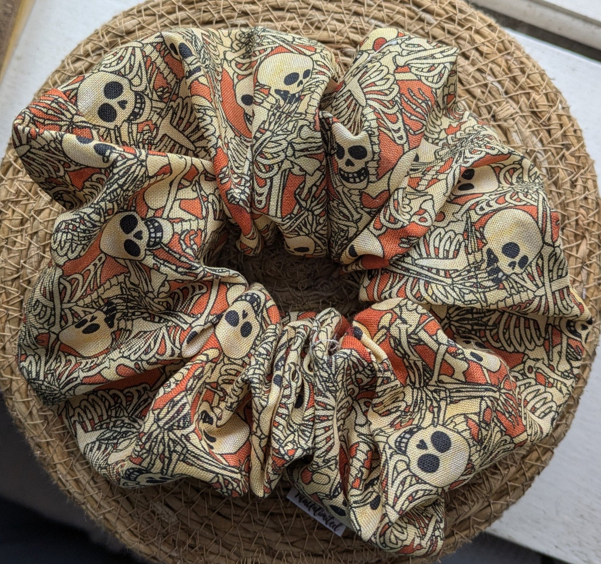 Autumn Halloween Large Hair Scrunchies - VitaUnlimited