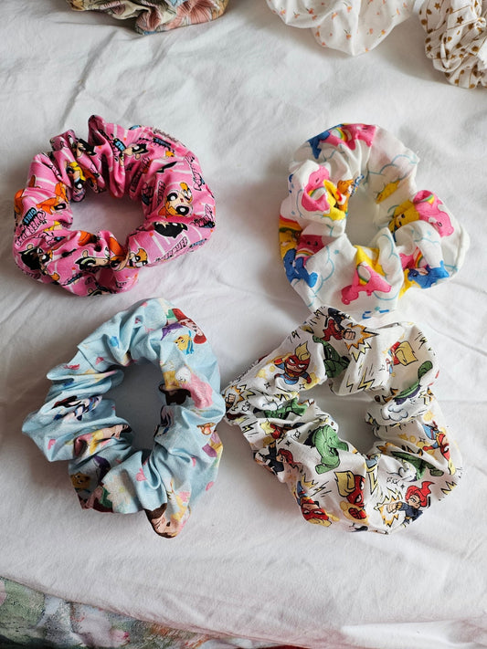 Medium Wide Elastic Bun Topper Scrunchies - VitaUnlimited