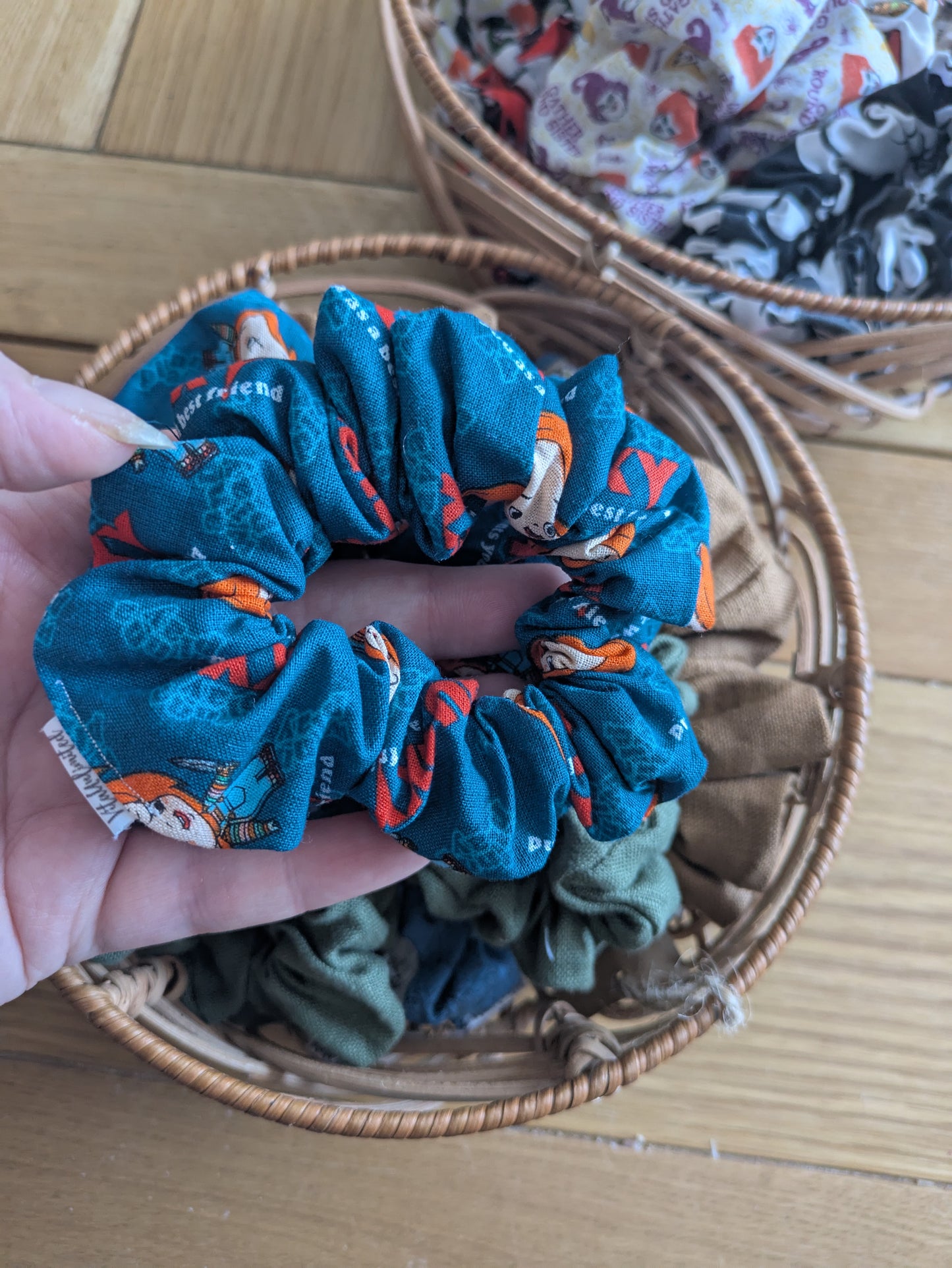 Autumnal / Halloween Horror Hair Scrunchies