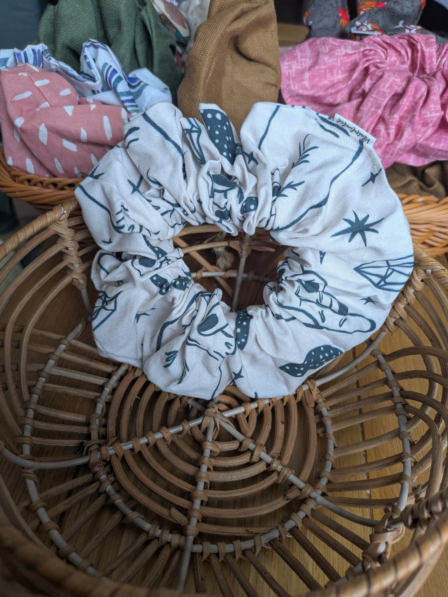 XL Autumn/Halloween Scrunchies/Bun Toppers