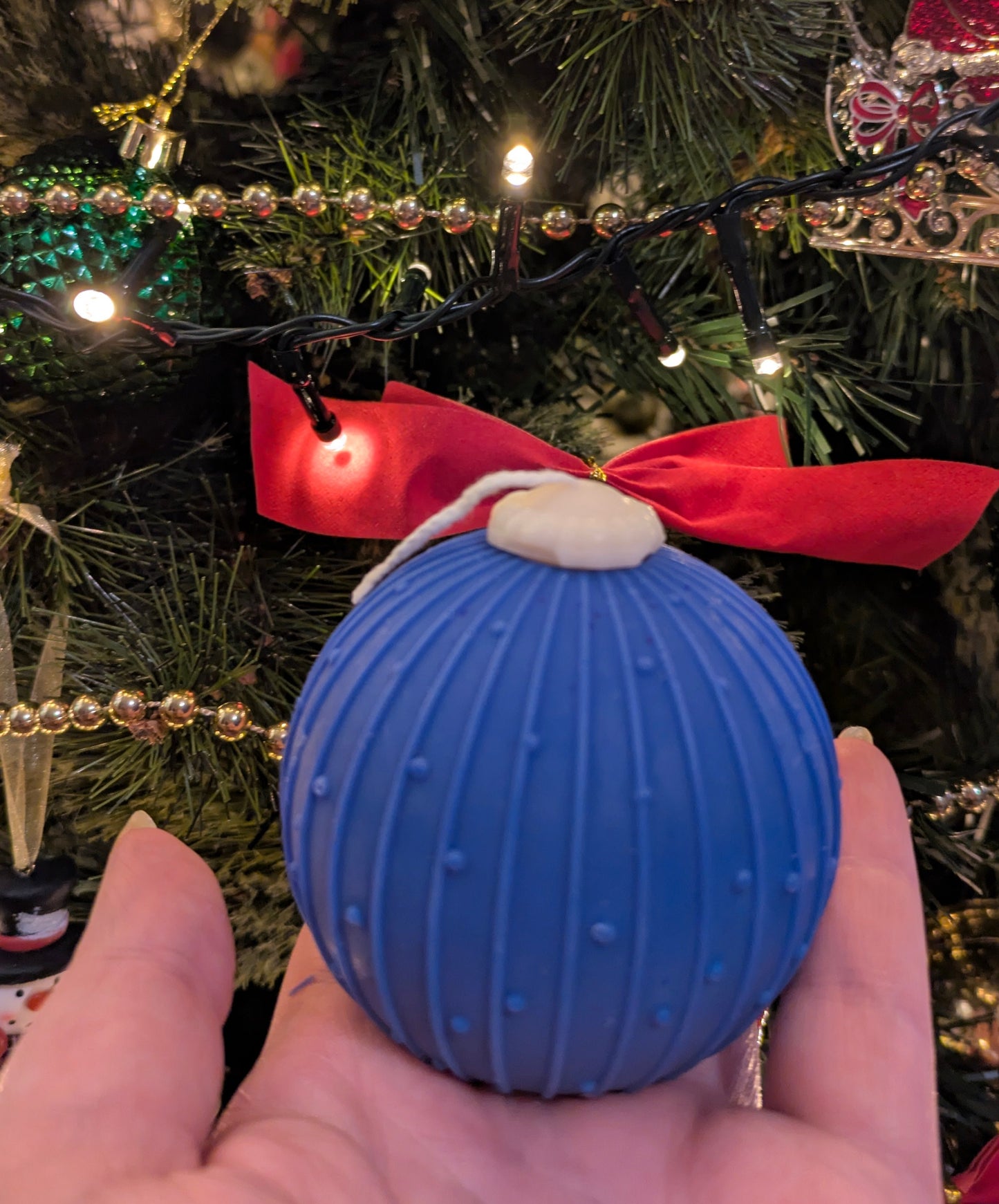 Christmas Vintage Bauble Candles - Icy - VitaUnlimited