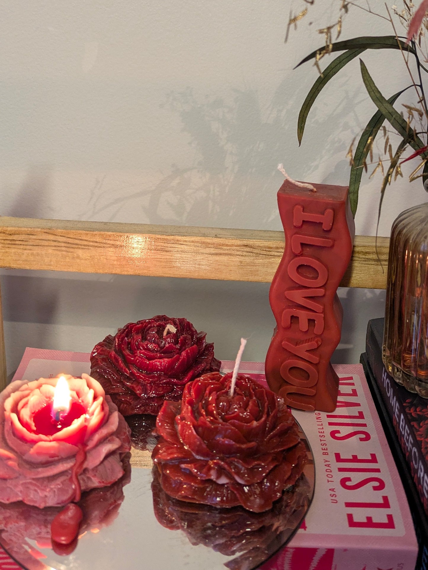 Love Pillar Candles - Valentine's Collection - VitaUnlimited