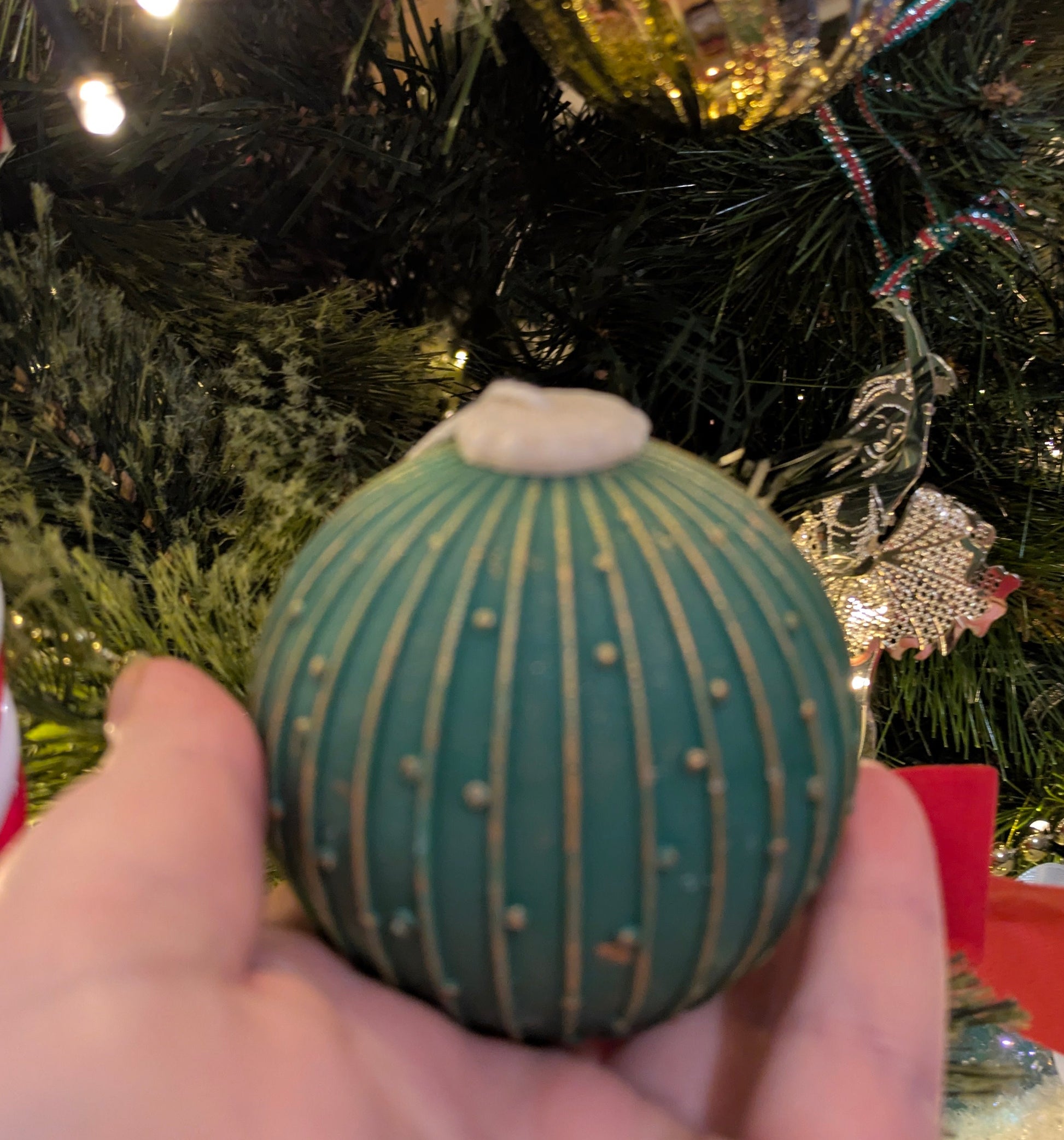 Christmas Vintage Bauble Candles - Gold Dust - VitaUnlimited