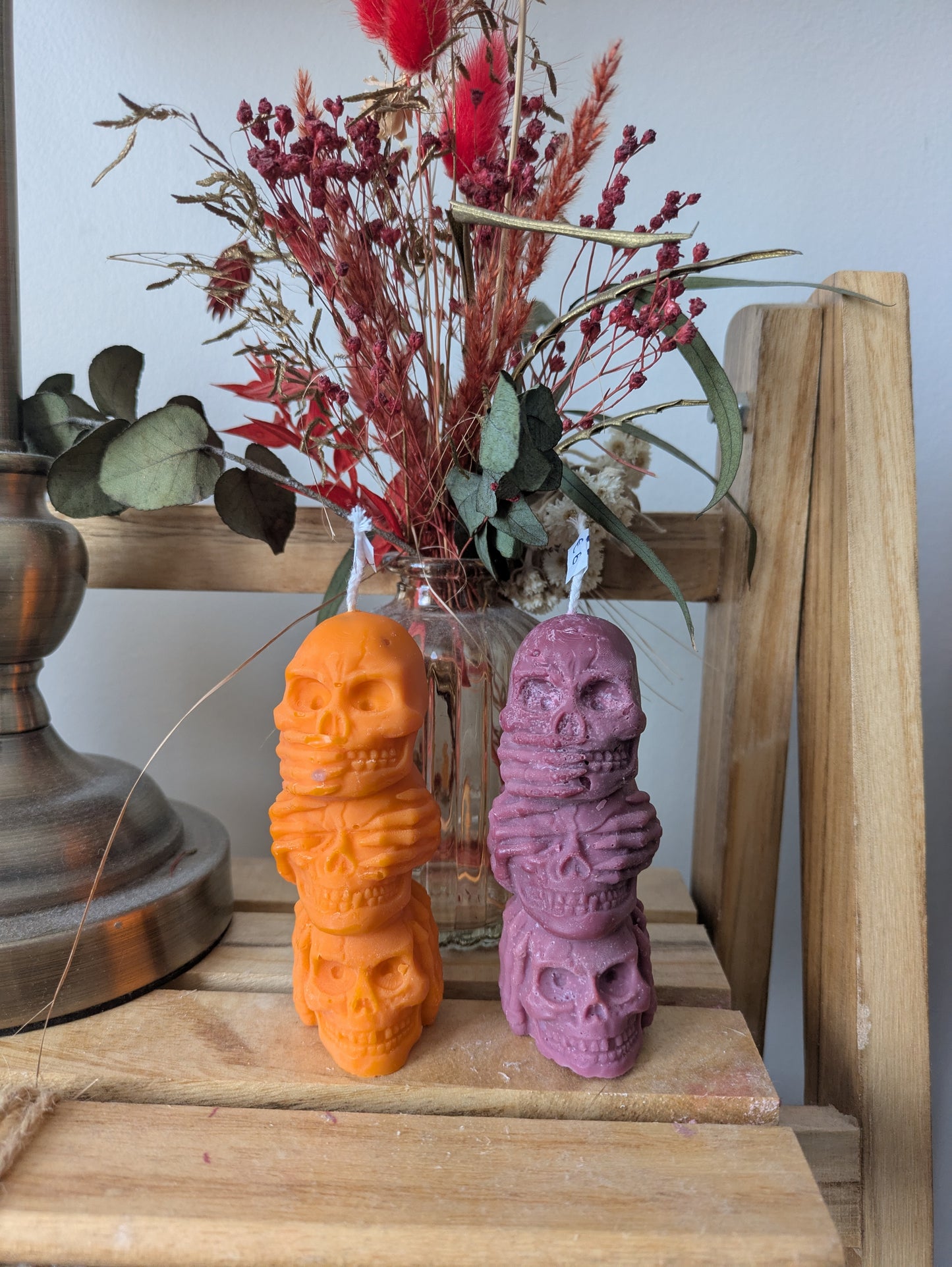 Autumn Halloween Decor Candles -Reclaimed Collection