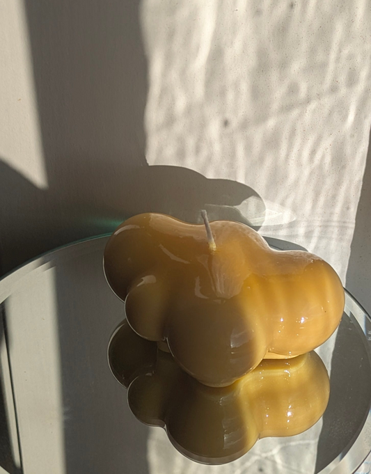 Large Yellow Cloud - Gloss Candle