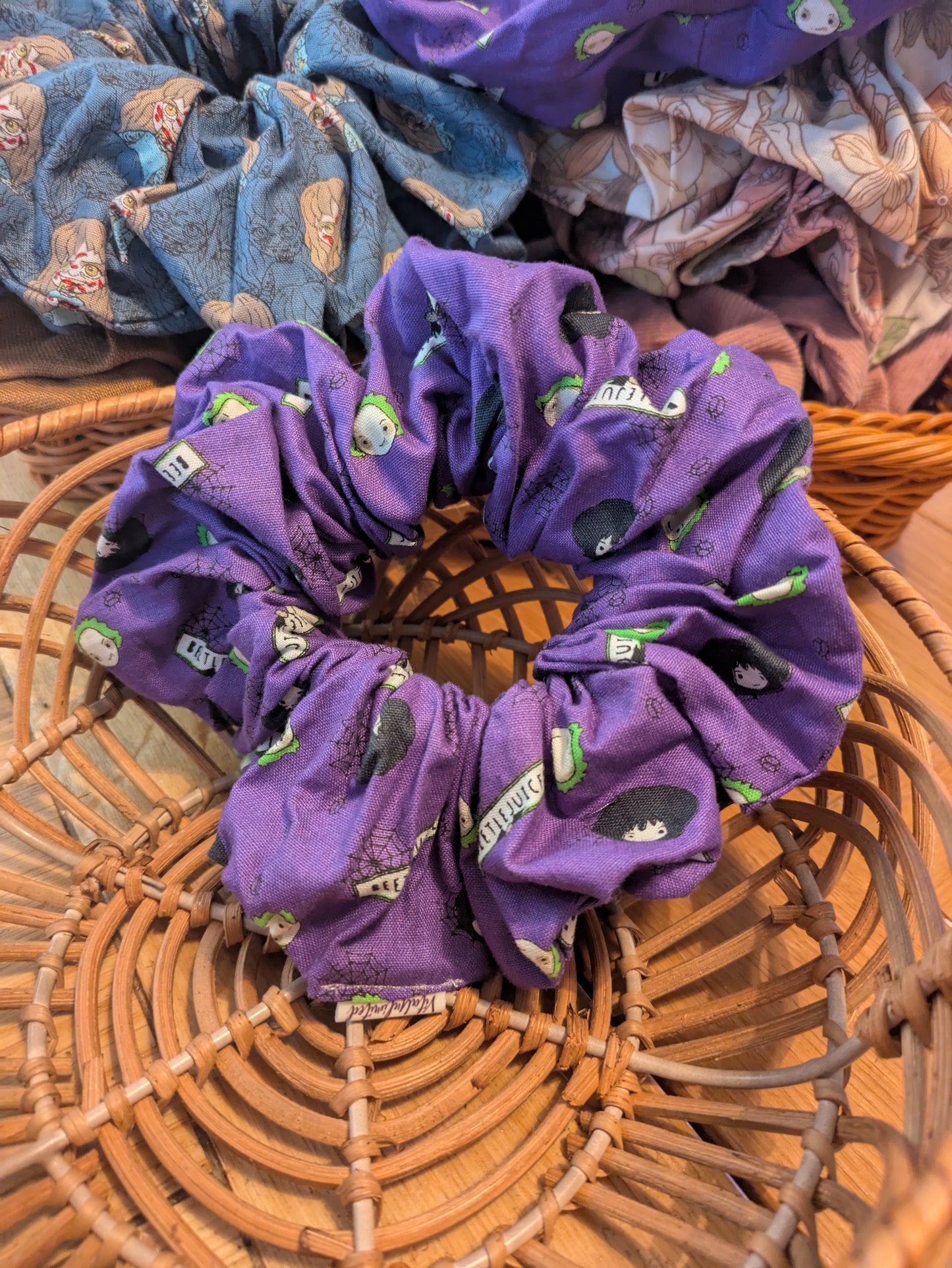 XL Autumn/Halloween Scrunchies/Bun Toppers