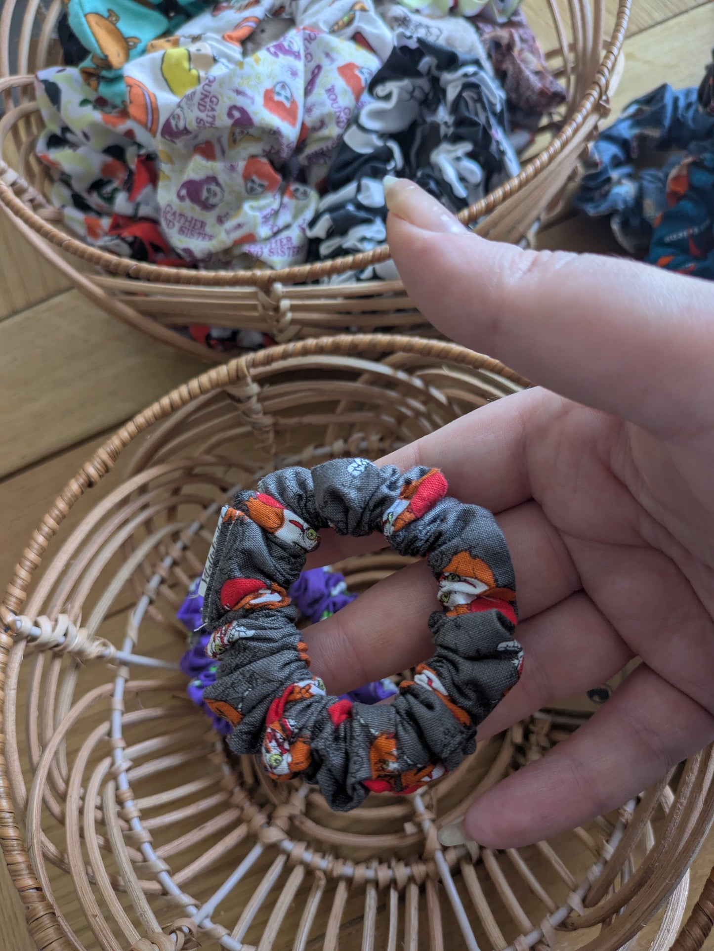 Autumnal / Halloween Horror Hair Scrunchies