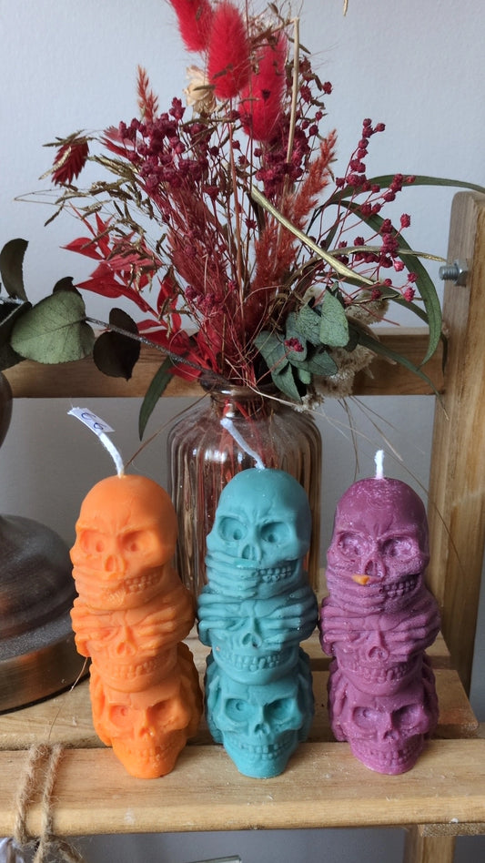 Autumn Halloween Decor Candles -Reclaimed Collection