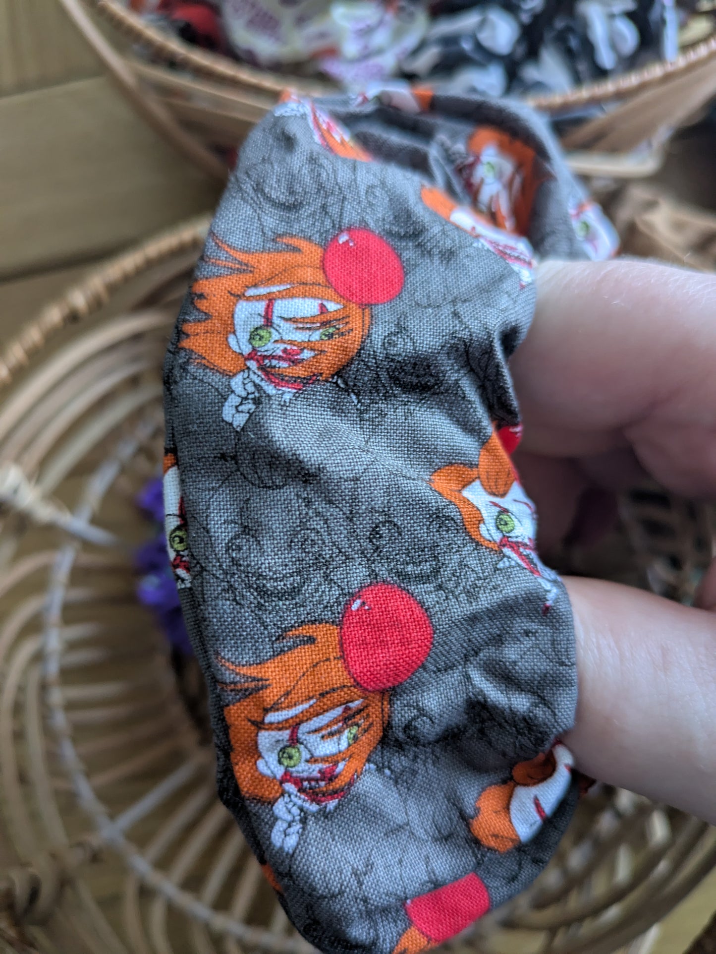 Autumnal / Halloween Horror Hair Scrunchies