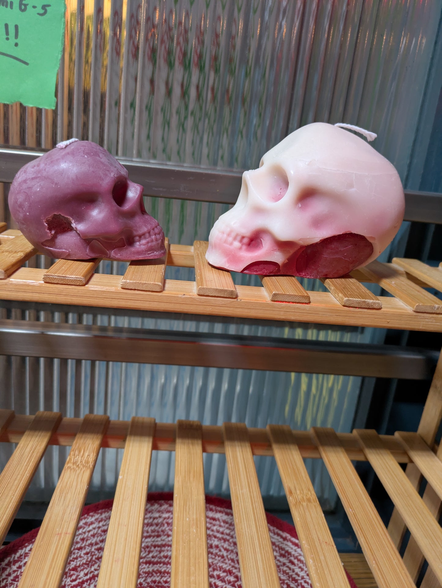 Fractured Skulls - Statement Candle Decor