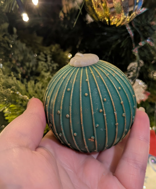 Christmas Vintage Bauble Candles - Gold Dust - VitaUnlimited