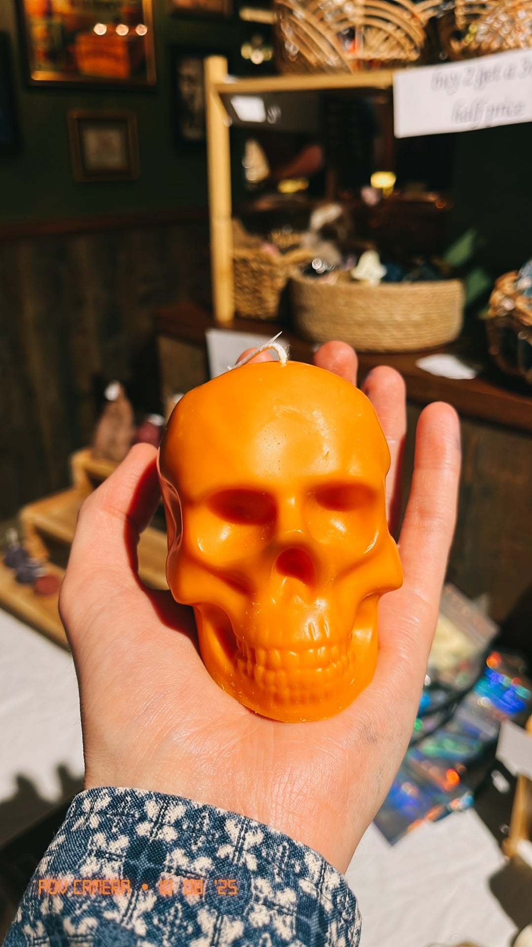 Autumn Halloween Decor Candles -Reclaimed Collection
