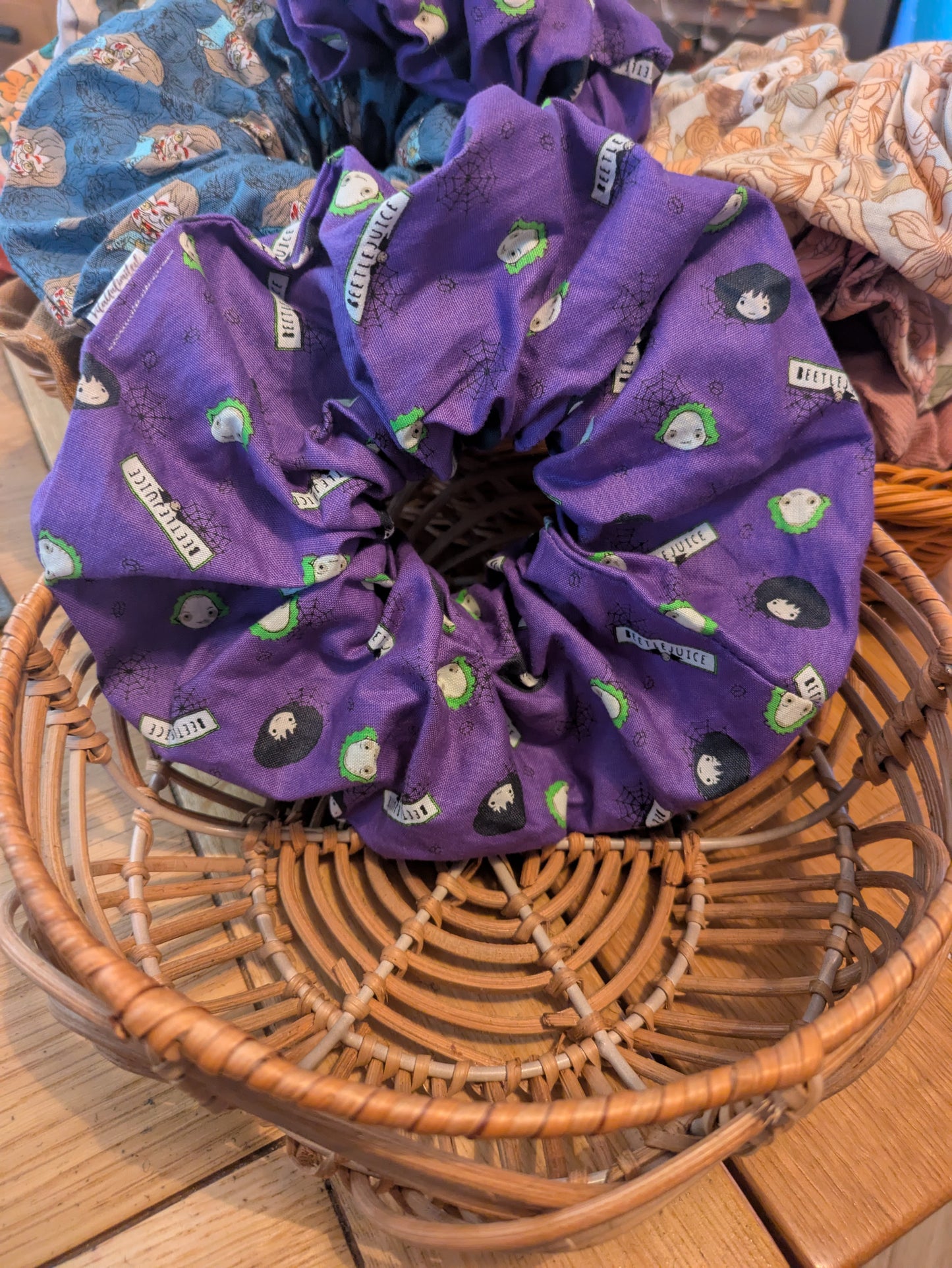XL Autumn/Halloween Scrunchies/Bun Toppers