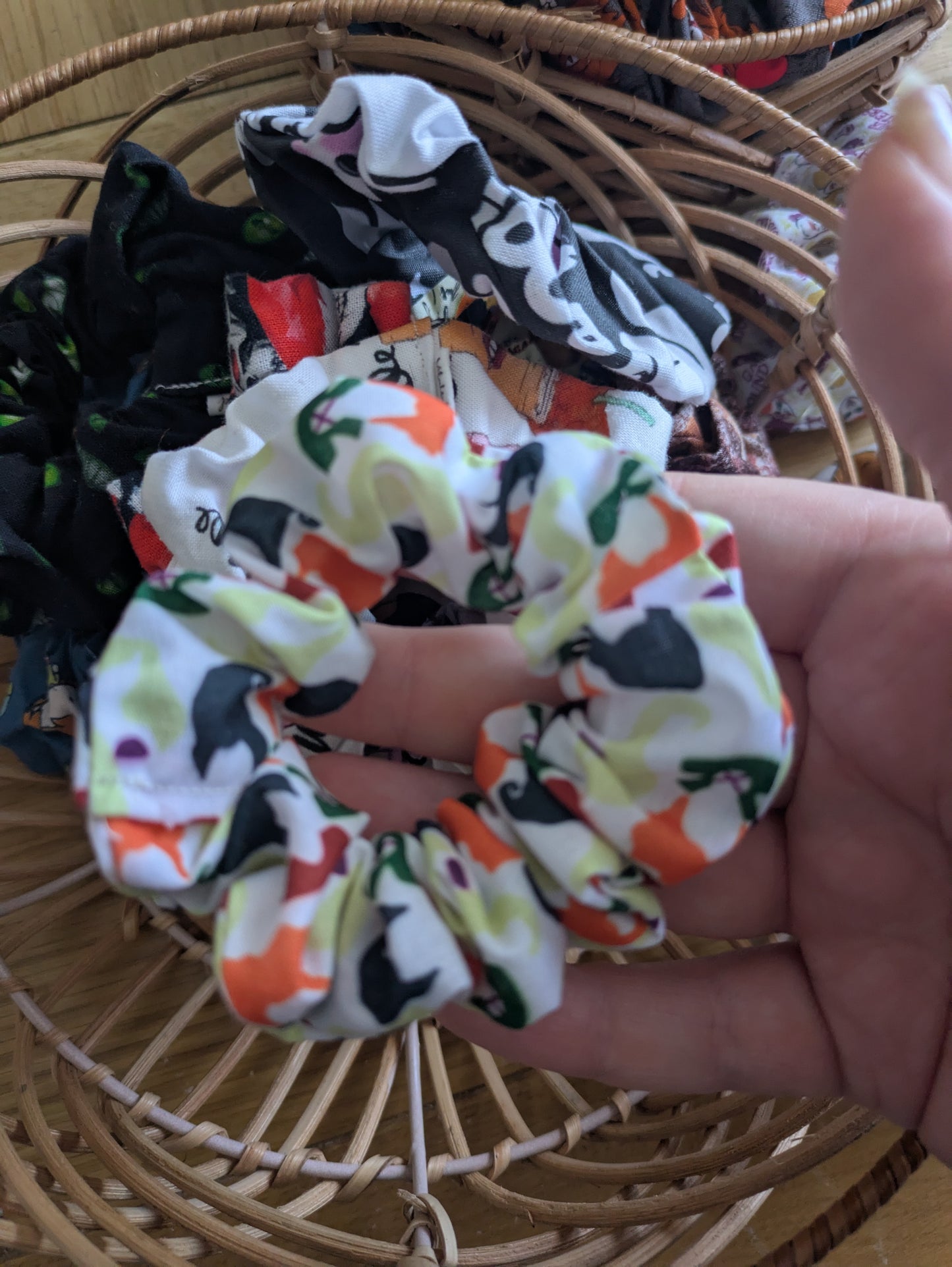 Autumn Halloween Hair Scrunchies - Sale