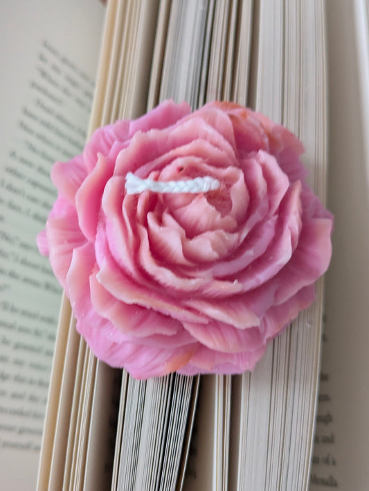 Pink Peony Rose Candle