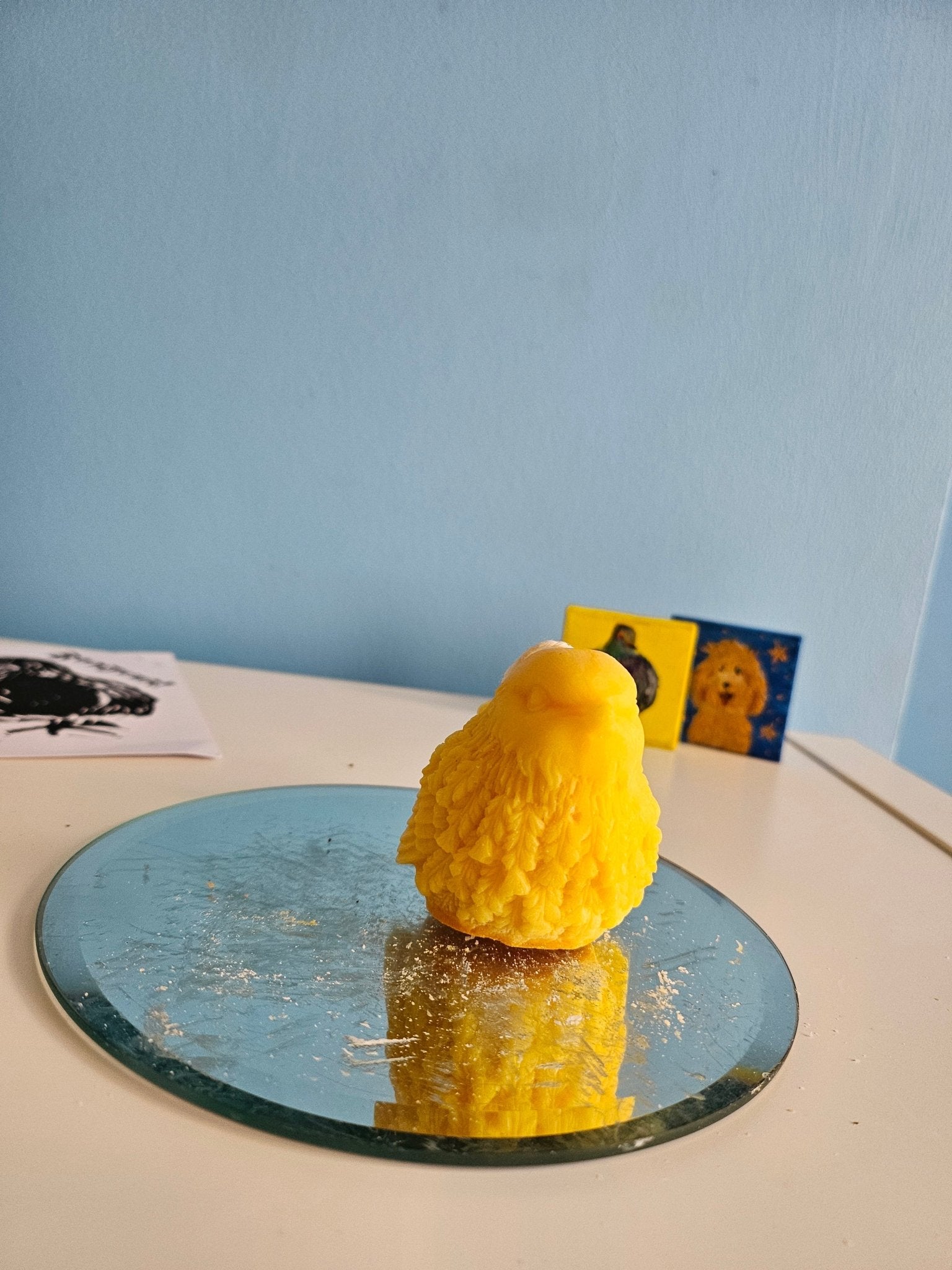 Small Yellow Bird Candle - VitaUnlimited