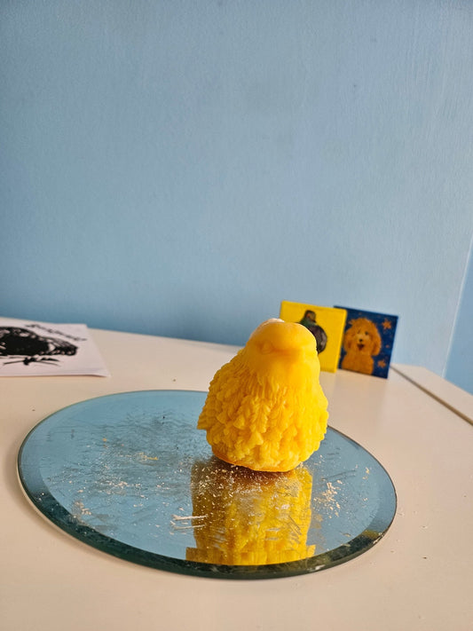 Small Yellow Bird Candle - VitaUnlimited