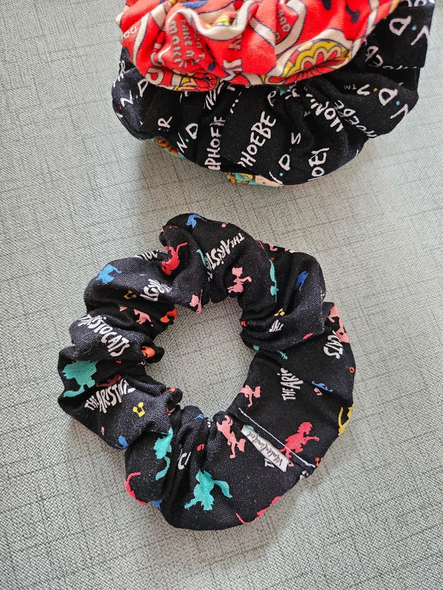 X Small Thin Elastic Patterned Scrunchies - VitaUnlimited